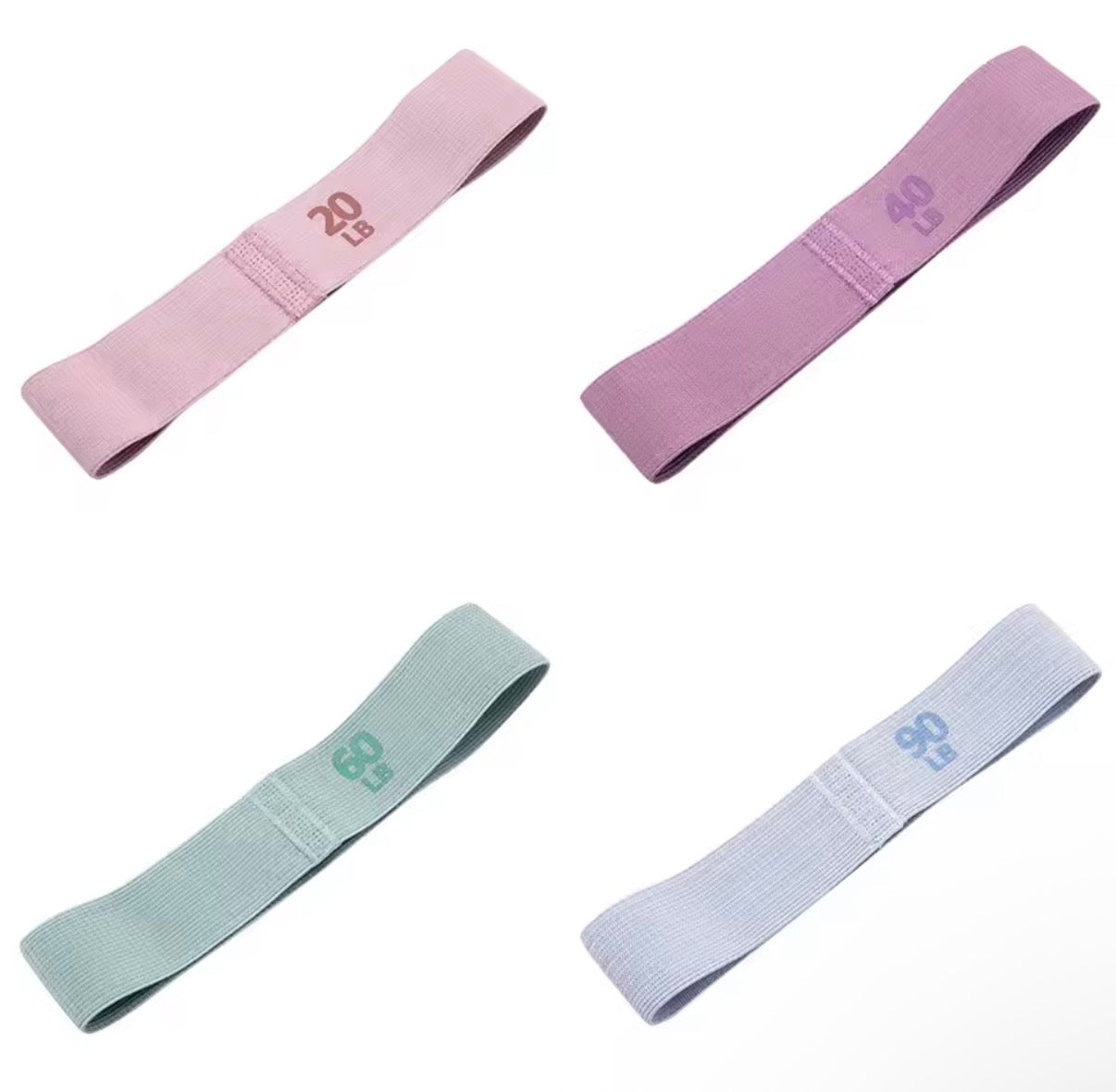 Resistance Bands for Legs and Butt Hip Glute Thigh Booty Bands Elastic Workout Bands Fitness Strips Loops Yoga Gym Equipment